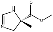 1H-Imidazole-4-carboxylicacid,4,5-dihydro-4-methyl-,methylester,(S)-(9CI) 结构式