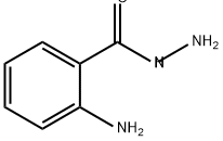 （2-氨基苯甲酰）肼 结构式