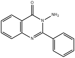 3-氨基-2-苯基-4(3H)喹唑 结构式