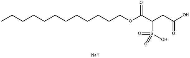 十二烷基磺基琥珀酸二钠 结构式
