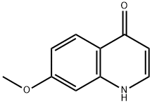 7-甲氧基-4-喹啉醇 结构式