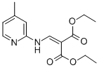 ((4-METHYL-2-PYRIDYLAMINO)METHYLIDENE)MALONIC ACID DIETHYL ESTER 结构式