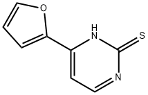 4-(2-呋喃)-2-嘧啶乙醇 结构式