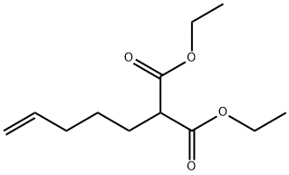 DIETHYL 4-PENTENYLMALONATE 结构式