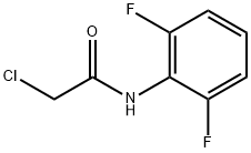 2-氯-N-(2,6-二氟苯基)乙酰胺 结构式