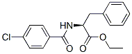 ethyl (2S)-2-[(4-chlorobenzoyl)amino]-3-phenyl-propanoate 结构式