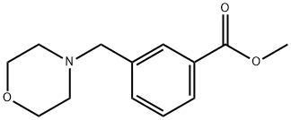 3-(4-吗啉基甲基)苯甲酸甲酯 结构式