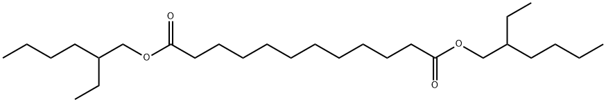 十二碳二酸二(2-乙基己基)酯 结构式