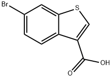 6-溴苯并[B]噻吩-3-羧酸 结构式
