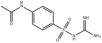 N-[4-[[(aminoiminomethyl)amino]sulphonyl]phenyl]acetamide  结构式