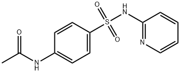 N-(4-(N-(吡啶-2-基)氨磺酰)苯基)乙酰胺 结构式