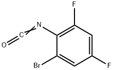 异氰酸2-溴-4,6-二氟苯酯 结构式