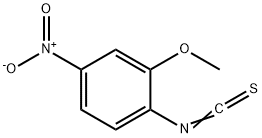 2-甲氧基-4-硝基异硫氰酸苯酯 结构式