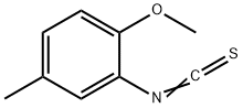 2-甲氧基-5-甲基苯基异硫代氰酸酯 结构式