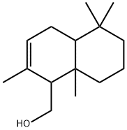 1,4,4a,5,6,7,8,8a-Octahydro-2,5,5,8a-tetramethyl-1-naphthalenemethanol 结构式