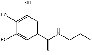 Benzamide, 3,4,5-trihydroxy-N-propyl- (9CI) 结构式