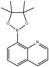 8-喹啉硼酸频哪醇酯 结构式