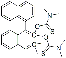 Carbamothioic acid, dimethyl-, O,O-(3,3-dimethyl1,1-binaphthalene-2,2-diyl) ester 结构式