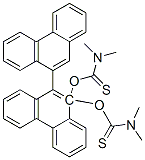 Carbamothioic acid, dimethyl-, O,O-9,9-biphenanthrene-10,10-diyl ester 结构式