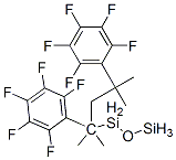 1,1,3,3-Tetramethyl-1,3-bis(pentafluorophenyl)propanedisiloxane 结构式