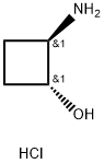 (1R,2R)-2-氨基环丁烷-1-醇盐酸盐 结构式