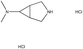 N,N-Dimethyl-3-azabicyclo[3.1.0]-hexan-6-amine dihydrochloride 结构式