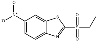 2-(ethylsulphonyl)-6-nitrobenzothiazole  结构式