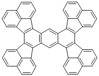 1.2,3.4,5.6,7.8-TETRA(PERI-NAPHTHYLENE)ANTHRACENE 结构式