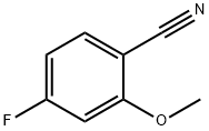 4-氟-2-甲氧基苯腈 结构式
