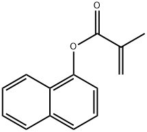 1-萘酚甲基丙烯酸酯 结构式