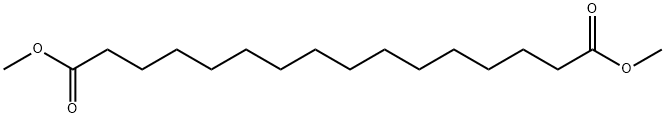 十六碳二酸二甲酯 结构式