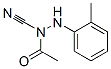 Acetic  acid,  1-cyano-2-(2-methylphenyl)hydrazide 结构式