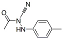 Acetic  acid,  1-cyano-2-(4-methylphenyl)hydrazide 结构式