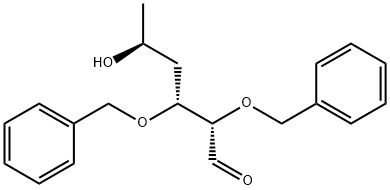 2,3-Di-O-benzyl-4-deoxy-L-fucose 结构式