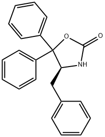 S-5,5-二苯基-4-苄基-2-噁唑烷酮 结构式