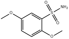 2,5-二甲氧基苯-1-磺胺 结构式
