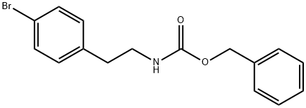 N-CBZ-2-(4-溴苯)乙胺 结构式