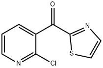 2-CHLORO-3-(2-THIAZOLYLCARBONYL)PYRIDINE 结构式