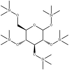 1-O,2-O,3-O,4-O,6-O-Pentakis(trimethylsilyl)-D-glucopyranose 结构式