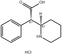 DL-苏式-利他林酸盐酸盐 结构式