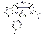 1,2:5,6-Di-O-isopropylidene-3-O-tosyl-α-D-gulofuranose 结构式