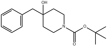 1-BOC-4-苄基-4-羟基哌啶 结构式