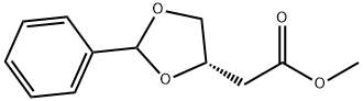 1,3-DIOXOLANE-4-ACETIC ACID, 2-PHENYL-, METHYL ESTER, (S) 结构式