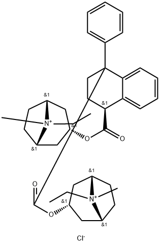 BETA-BELLADONNINE DICHLOROETHYLATE 结构式