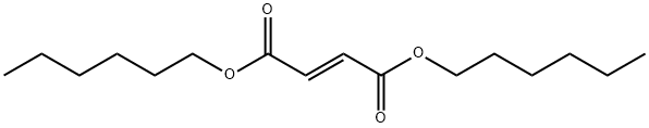 (2E)-2-丁烯二酸二己酯 结构式