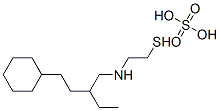 2-[(4-Cyclohexyl-2-ethylbutyl)amino]ethanethiol sulfate 结构式