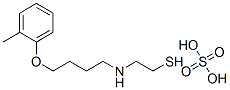 2-[4-(o-Tolyloxy)butyl]aminoethanethiol sulfate 结构式