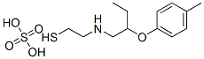 2-[2-(p-Tolyloxy)butyl]aminoethanethiol sulfate 结构式