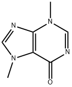 3,7-Dihydro-3,7-dimethyl-6H-purin-6-one 结构式