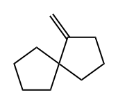 1-Methylenespiro[4.4]nonane 结构式
